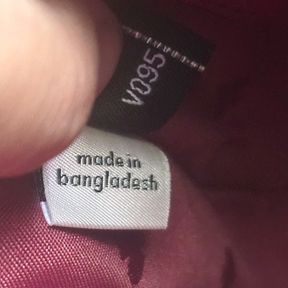 kate spade Blake Pebbled Leather Saddlebag Cranberry NO CALLOUTS - Picture 14 of 15